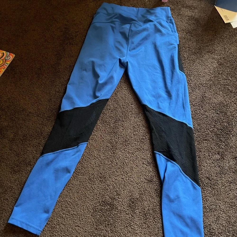 Pop Fit blue mesh leggings with pockets M - Image 11