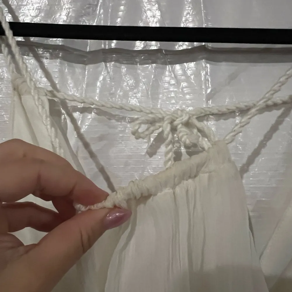 Zara Trafaluc White Mini Dress Size XS - Image 2