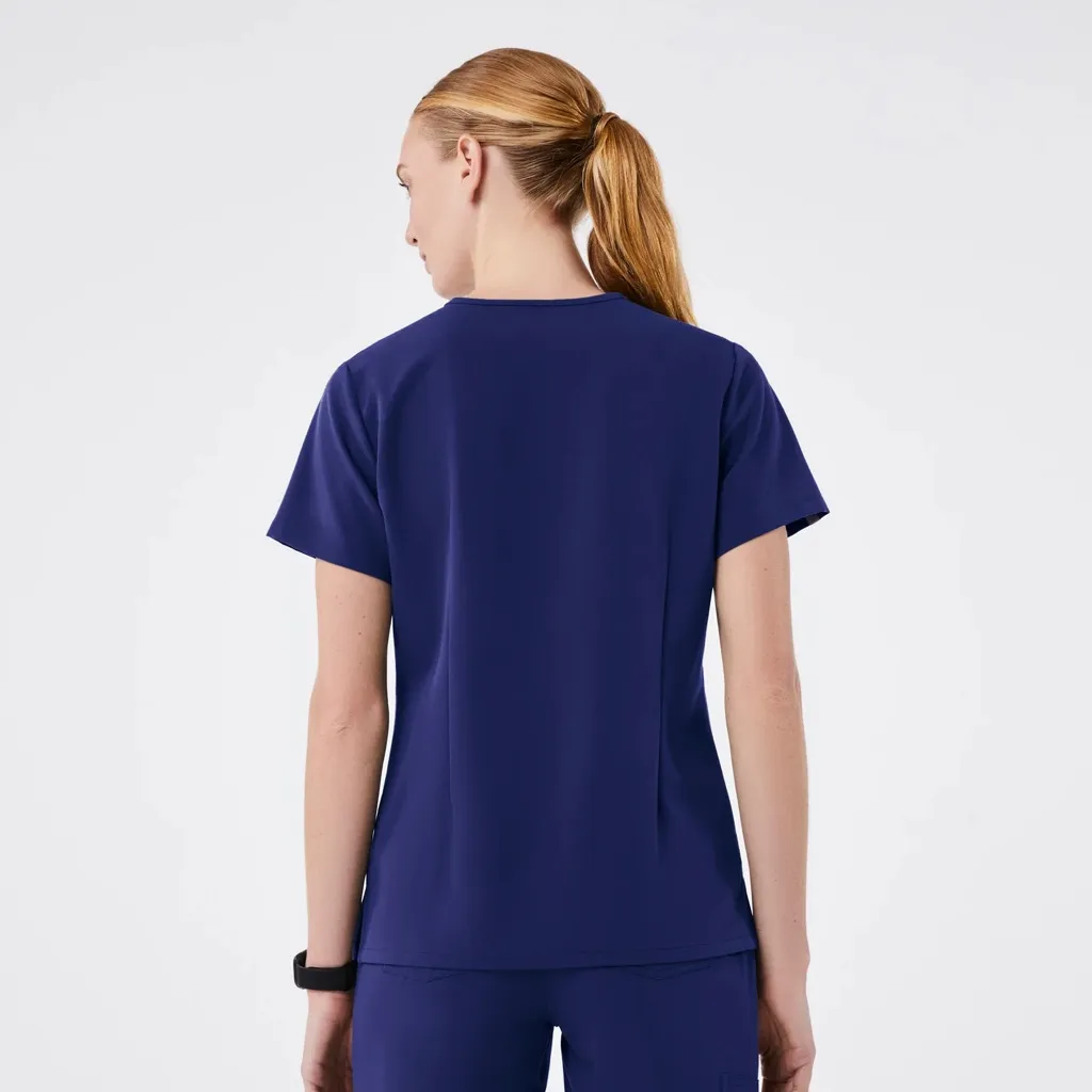 Fig Catarina one pocket scrub top women's nurse scrub top navy blue size XL - Image 9