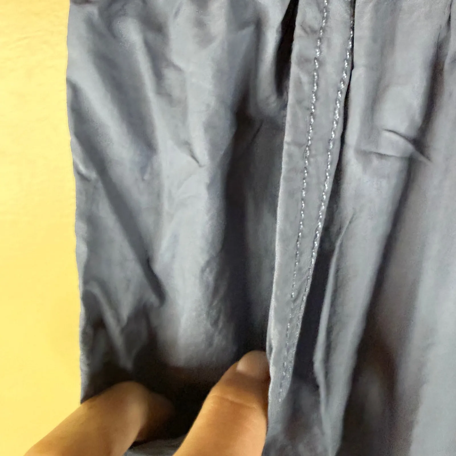 Daily Practice Women's Blue Parachute 80s Lightweight Pants Elastic Waist Medium - Image 5