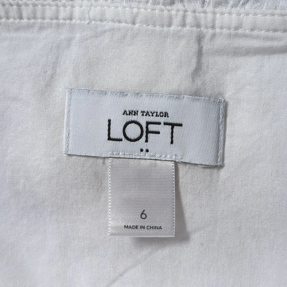 Loft Sleeveless Linen Dress with Ruffle Top - Image 13