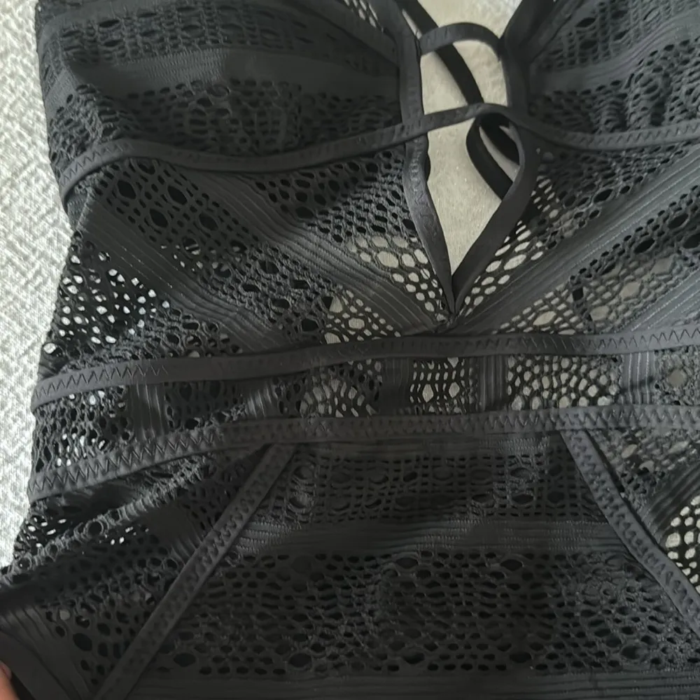 BECCA by Rebecca Virtue Color Play Cochet Paislee High Leg One-Piece,Medium,$128 - Image 6