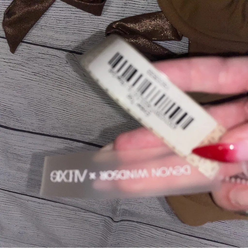 NWT Devon Windsor Swim x Alexis Rose Gold Bikini Brown Size L - Image 11