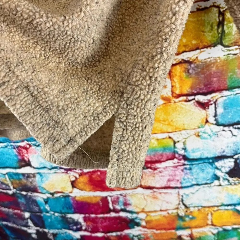 Bonworth Vintage Embroidered Cat Heads Sweatshirt Large - Image 4