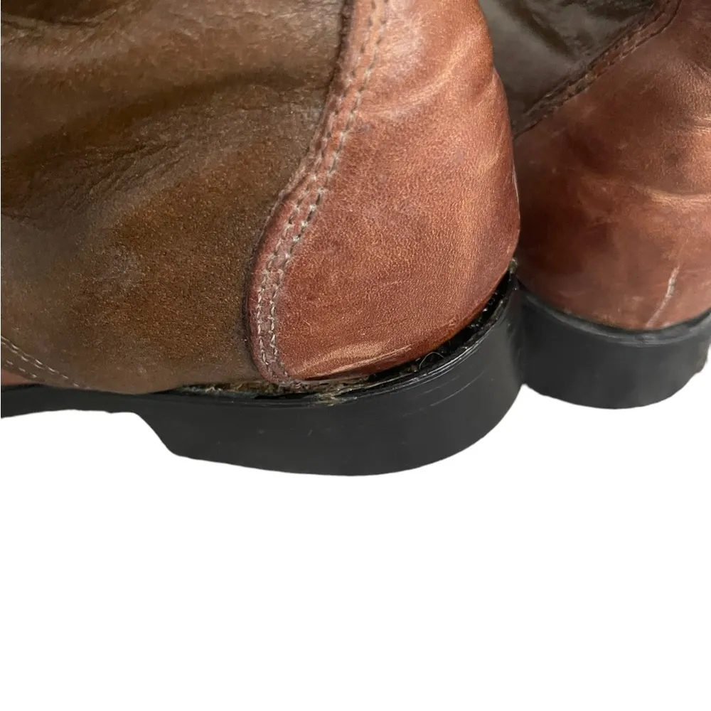 Laredo Horse Riding Boots Lace Up Brown Leather Rodeo Competition Women'… - Image 5