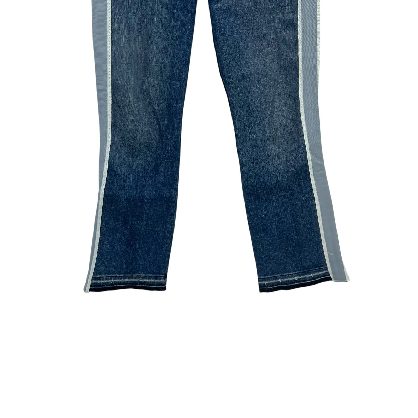 Veronica Beard Carolyn Baby Boot-Cut Jeans Tuxedo Stripe Blue Size 26 2 - Image 6