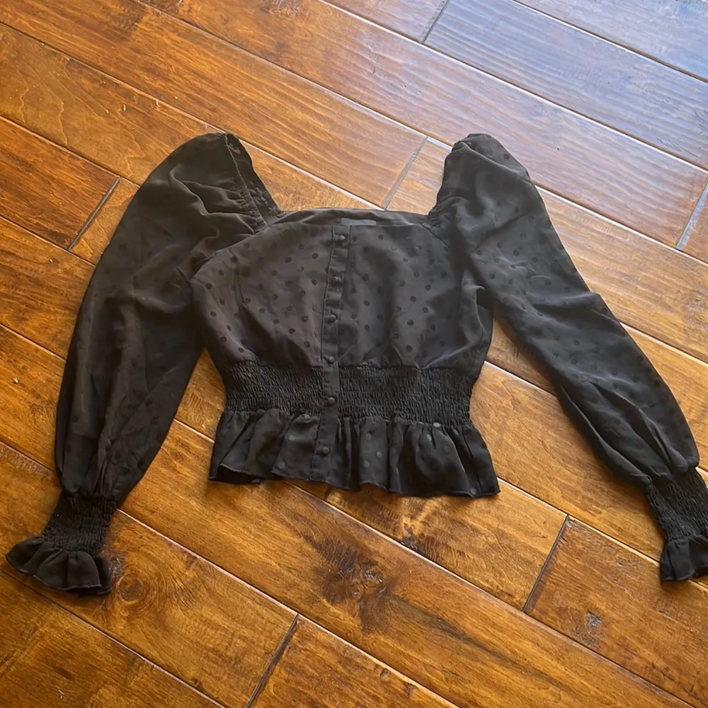 Lucy Paris Polkadot sheer top - Image 2