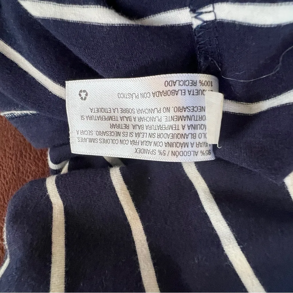 Ava & Viv Navy Striped Top - Image 4