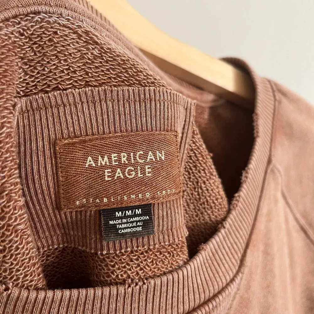 American Eagle oversized desert sweatshirt dress tunic - Image 6