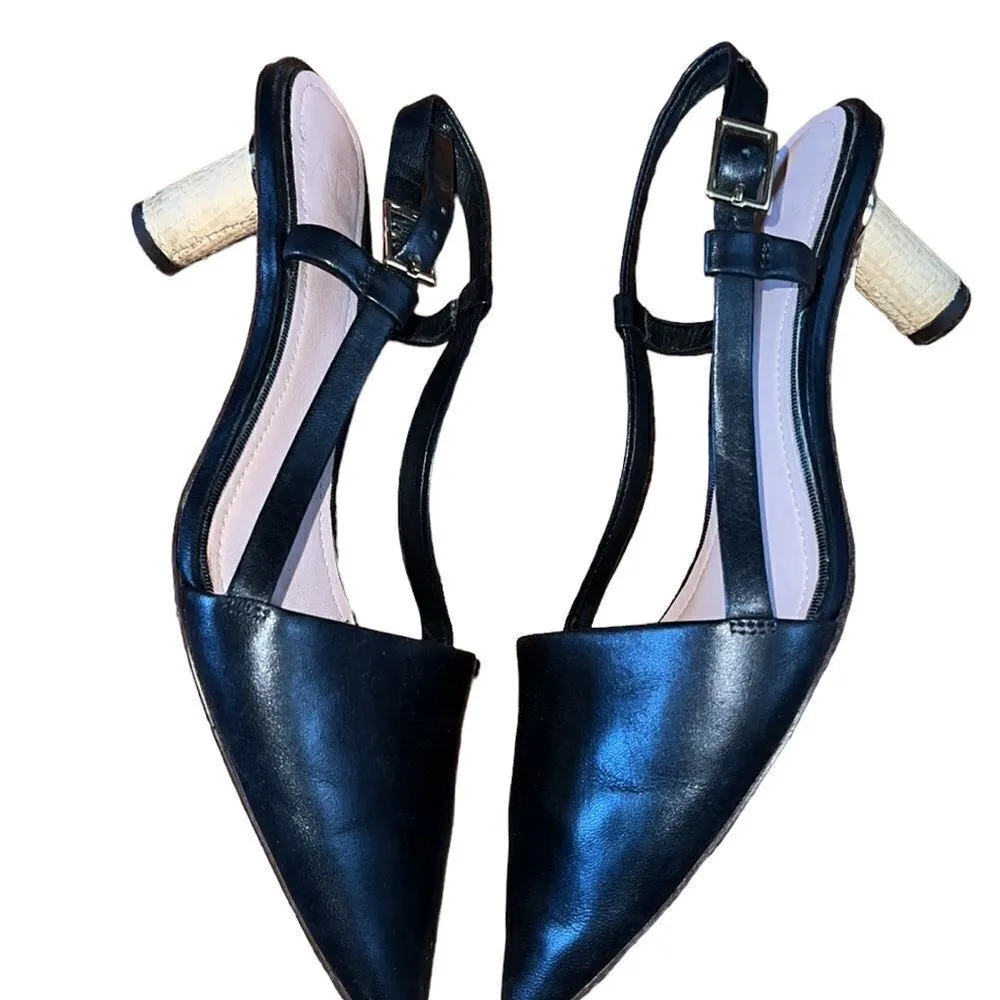 AD & Daughters Black Leather Size 7 - Image 3