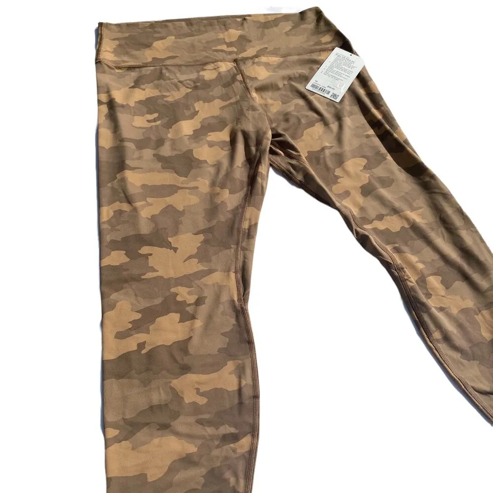 Lululemon Align High Rise Leggings 25" Heritage 365 Camo Beige Multi Women's 16 - Image 5