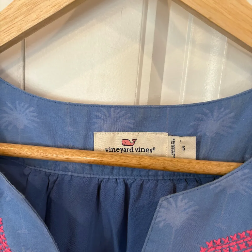 Vineyard Vines  Sunset Palm Tassel Dress Size‎ Small - Image 8