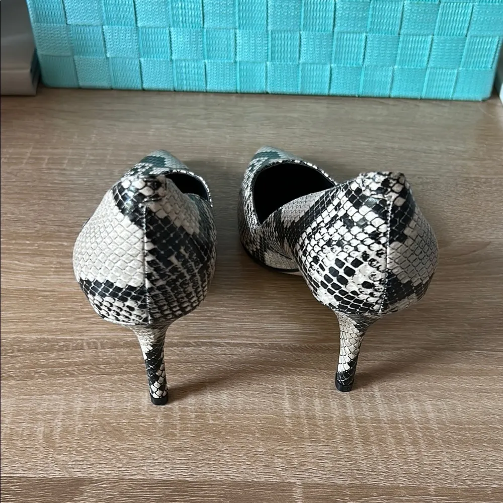 Marc Fisher Black and White Heels with Sleek Design - Image 3