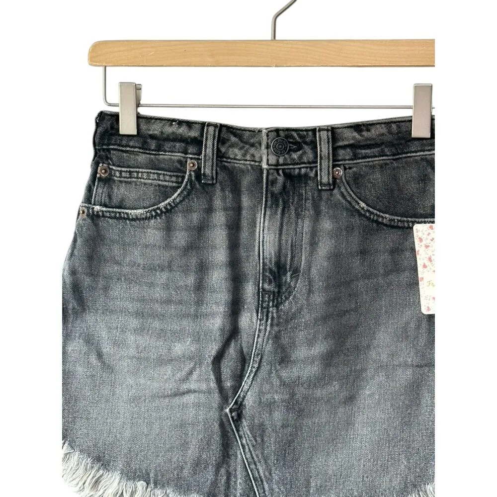 We The Free By Free People Bailey Denim Skirt Maverick Women's Size 25 NEW - Image 2