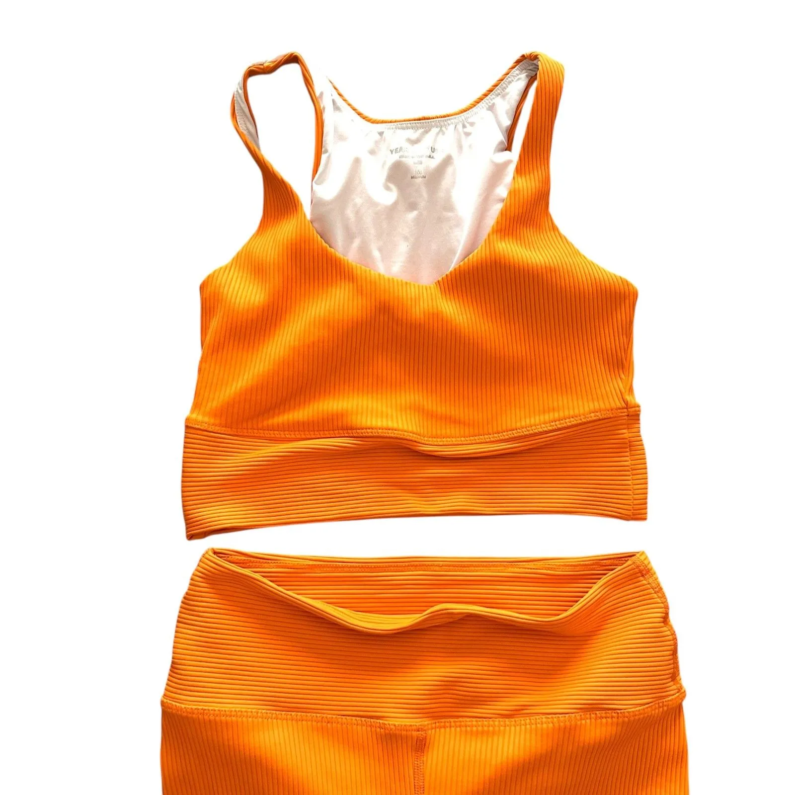 YEAR OF OURS Ribbed Athletic Set Orange‎ Medium Orange - Image 3