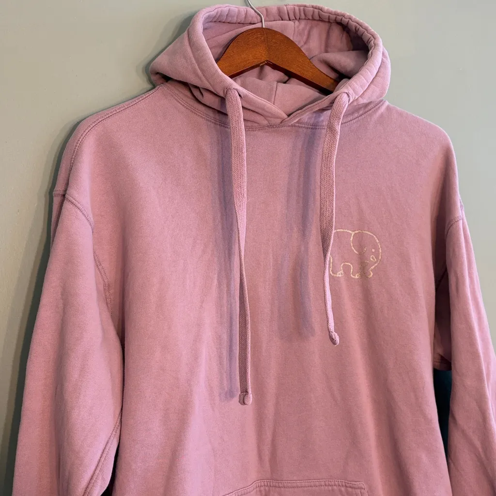 Ivory Ella Size Medium Lilac Elephant Unisex Hoodie - Image 3