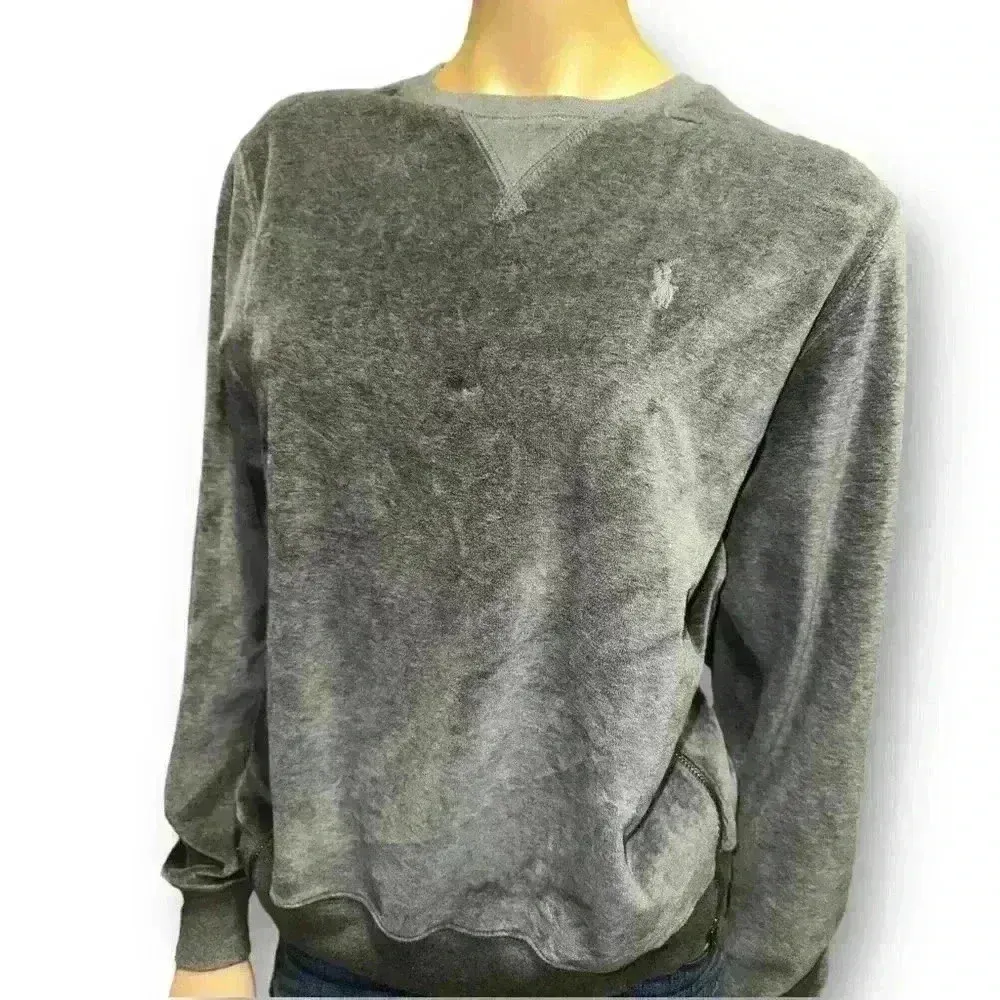Ralph Lauren women’s Crewneck Sweatshirt | Heather Gray | Casual Long Sleeve SP - Image 4