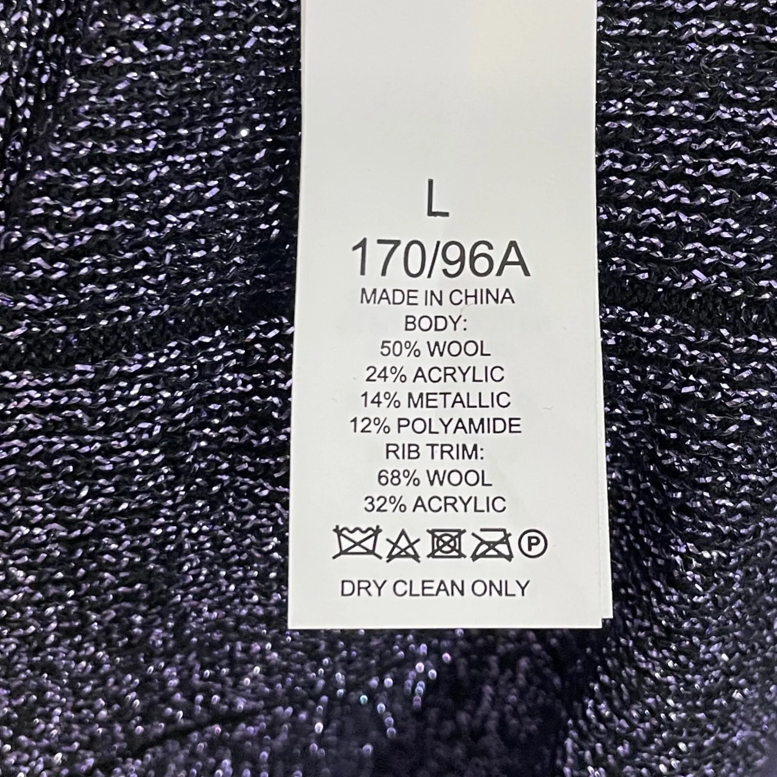 Kate Spade New York Metallic Knit Pleated Mock Neck Midi Sweater Dress‎ Size L - Image 8