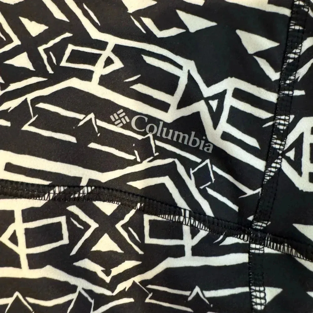 Columbia  Leggings Size Medium black & white - Image 2