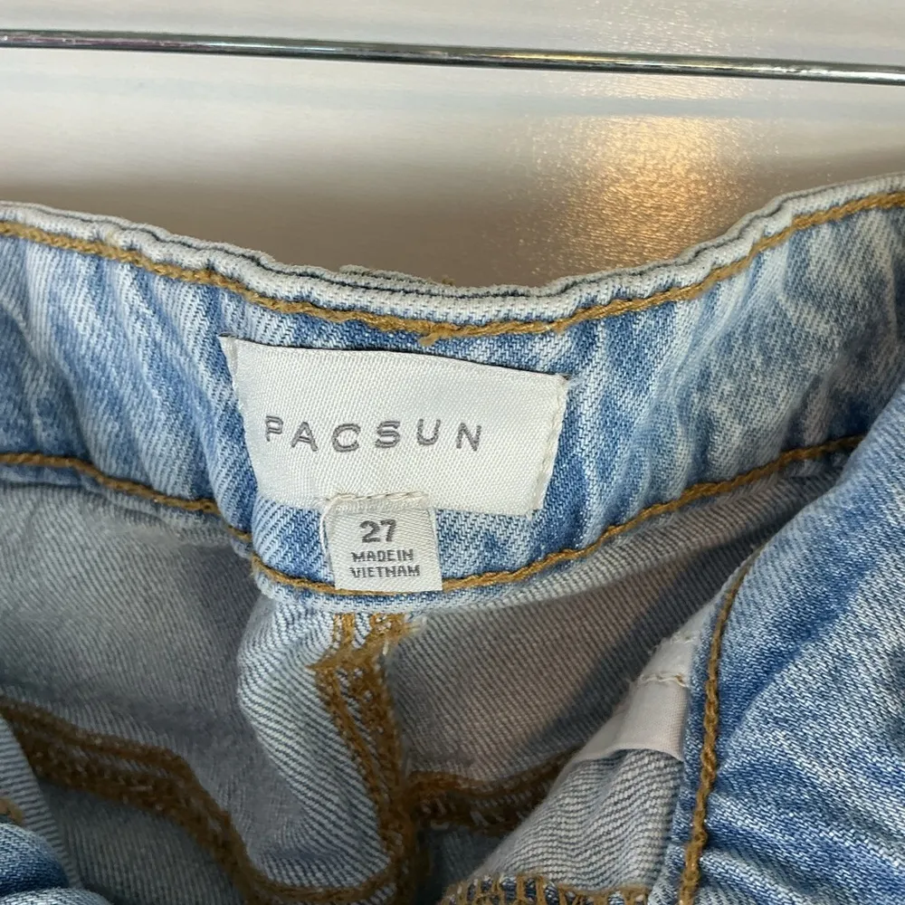 PacSun Light Blue Denim Mini Skirt A0363 - Image 4