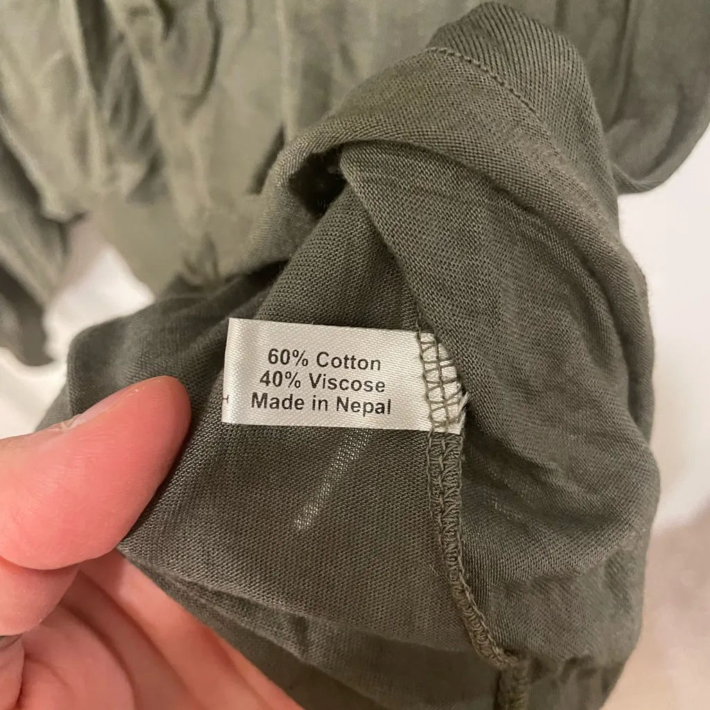 EARTHBOUND Blue and Olive Tunic Top - Image 4