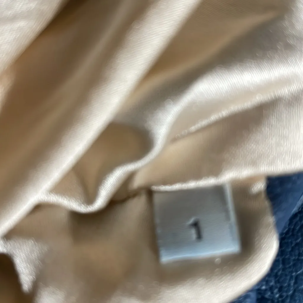 Sandro Paris Biker Jacket Goat Leather Crop Lined Multi Zip EU Sz 1 (US Sz 4) - Image 7