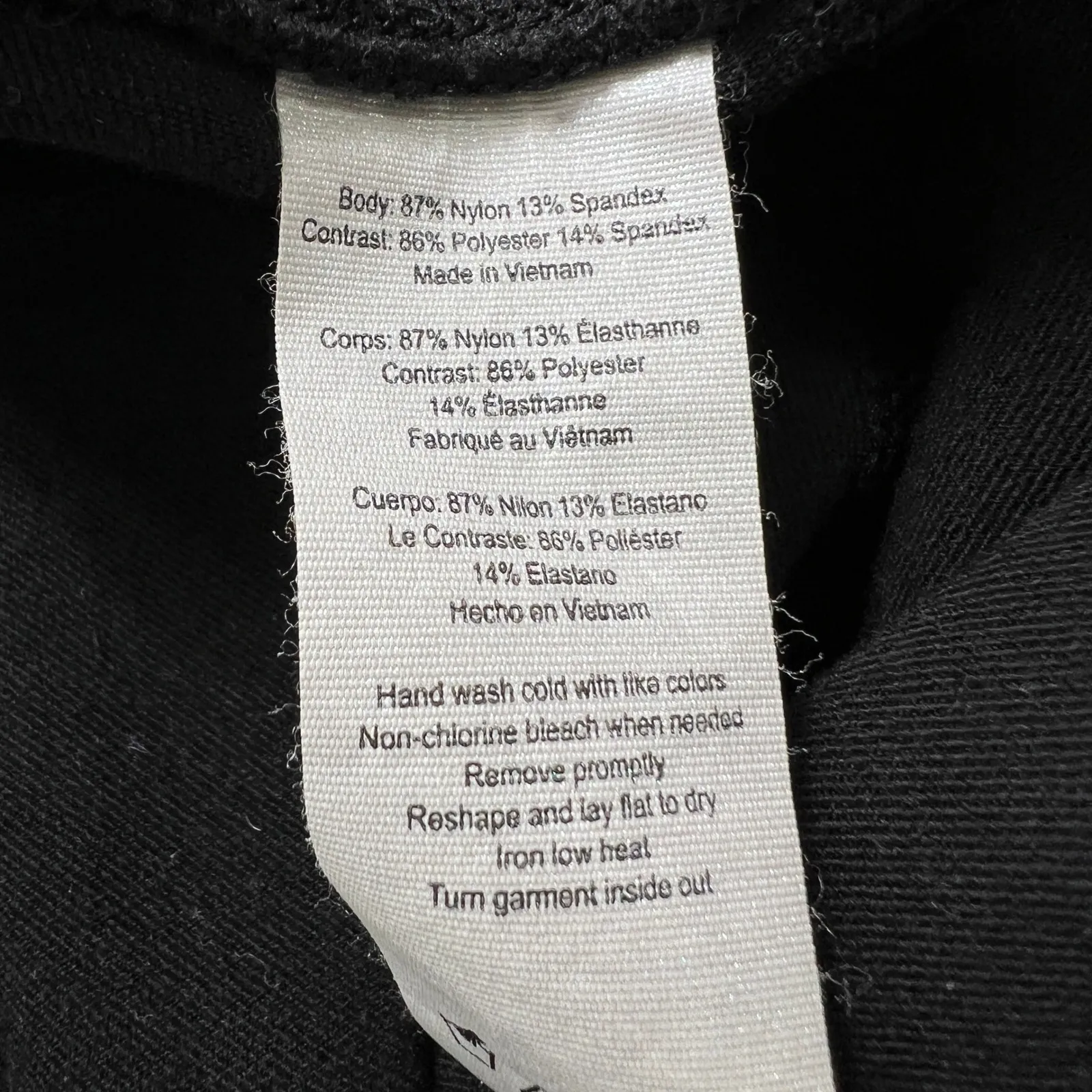 Alo Yoga Black Mesh‎ Panel Leggings Women's XS High Rise Sculpt Nylon Spandex - Image 6