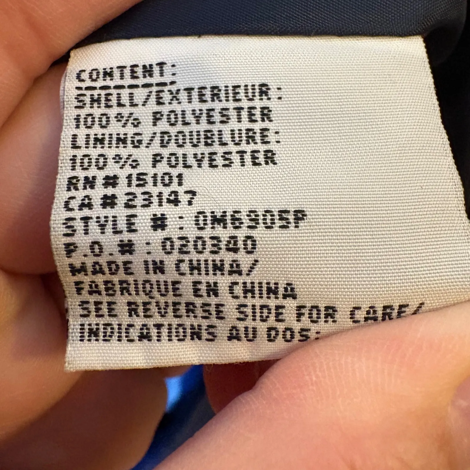 Vintage Talbots‎ Petites Navy Long Trench Coat Size 12P Classic Minimalist - Image 5