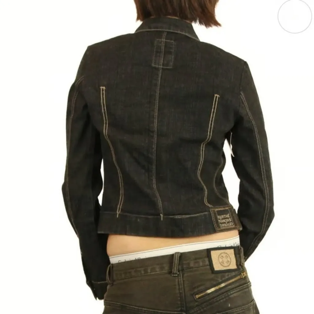 Marithé + François Girbaud Jillbo Architectural Denim Jacket Y2K Large F374 - Image 7