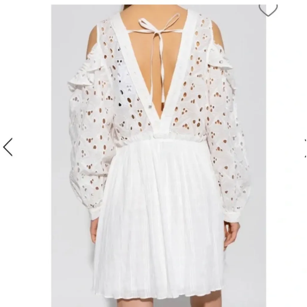 IRO‎ OPENWORK  
White Eyelet Malia dress size 40 NWT - Image 2