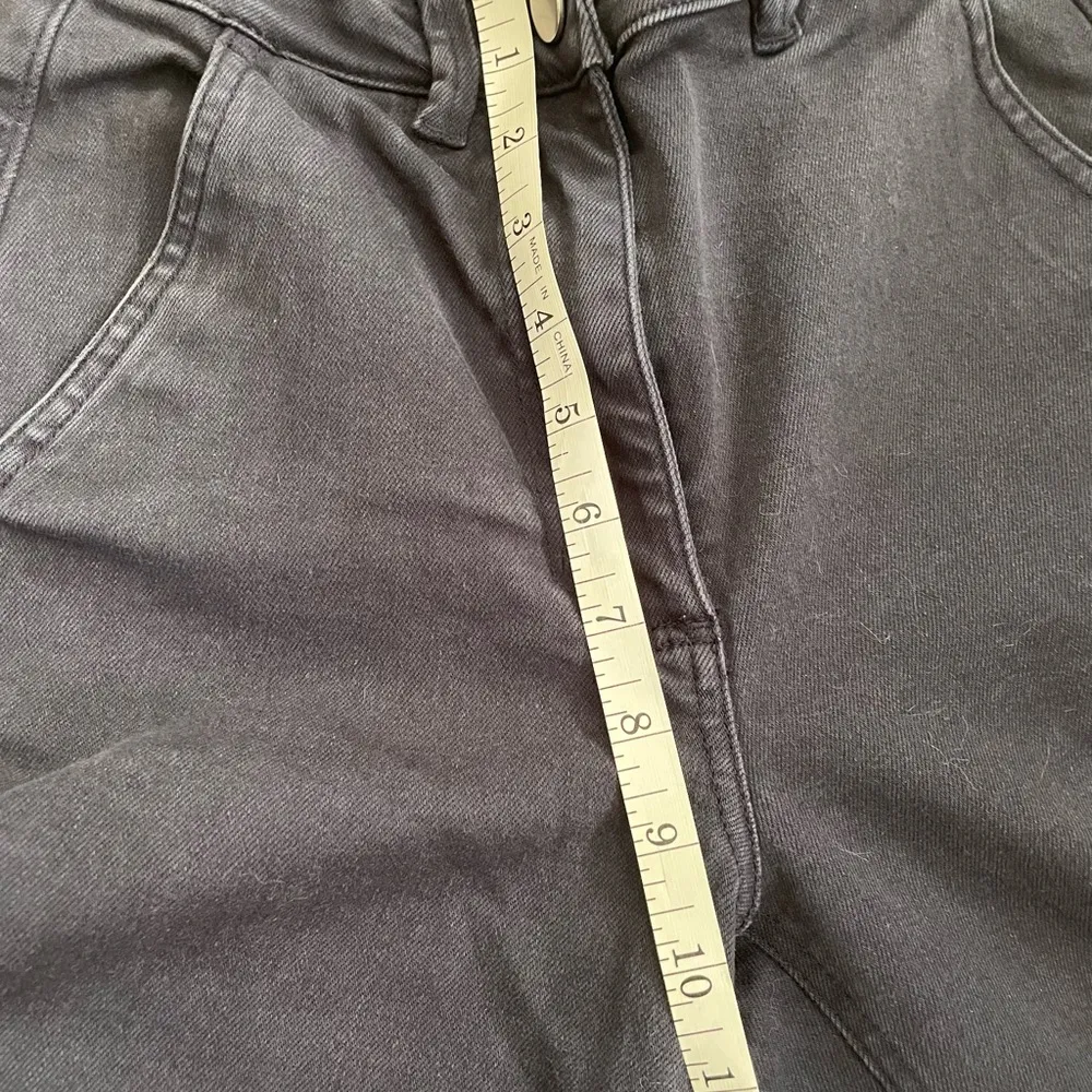 Wide Leg Cropped Jeans Size 00 - Image 5