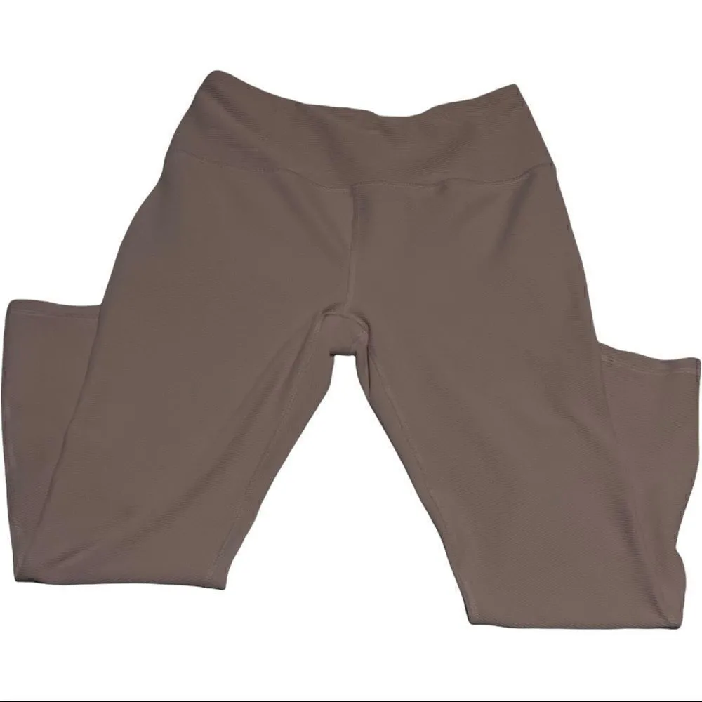 Harmony & Balance Ribbed Dusty Rose Leggings! Size L - Image 4