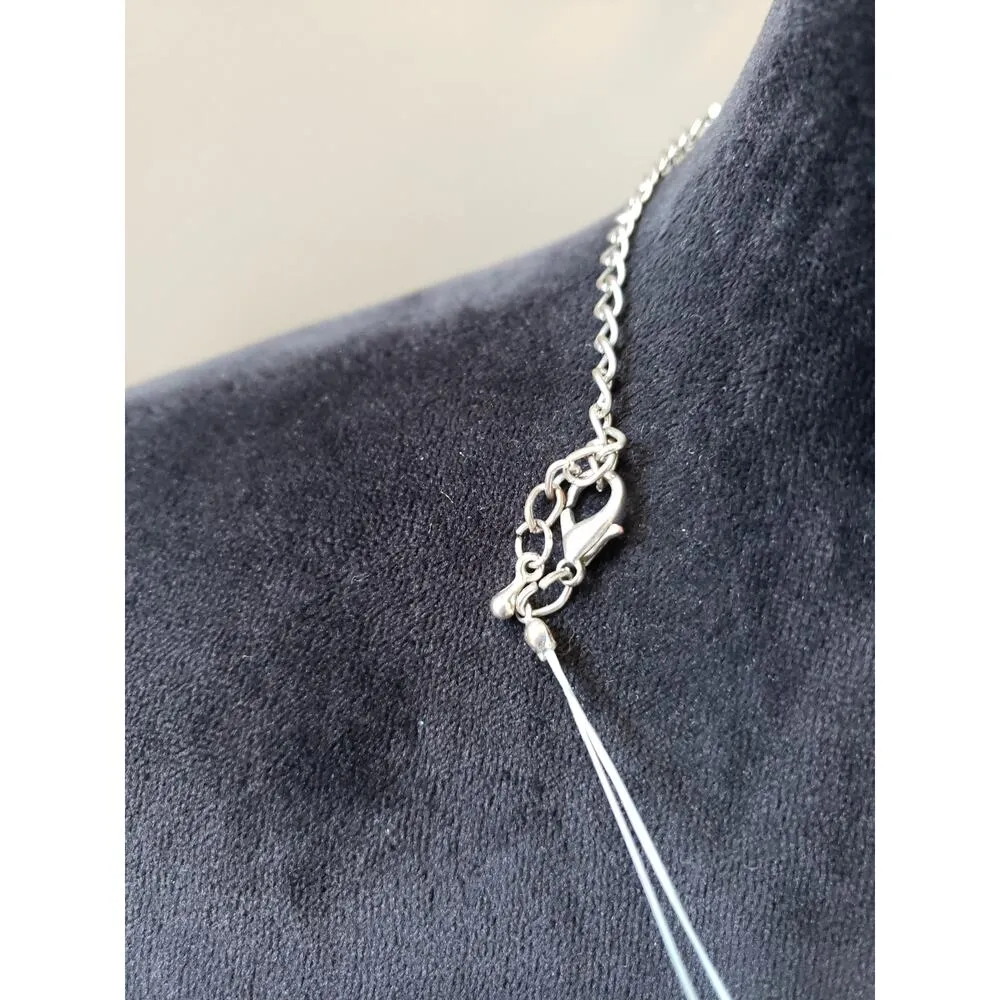 Women's Blue Shell Pendant Necklace Mixed Beads Lobster Clasp Beachy Boho - Image 5