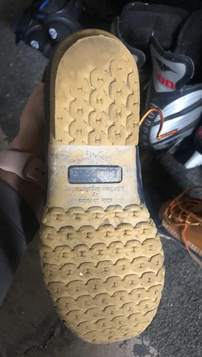 Tan/Navy Bean boots - Image 5