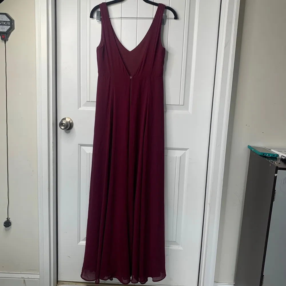 Show me your mumu red burgundy Jenn maxi dress‎ bridesmaid size small formal - Image 5