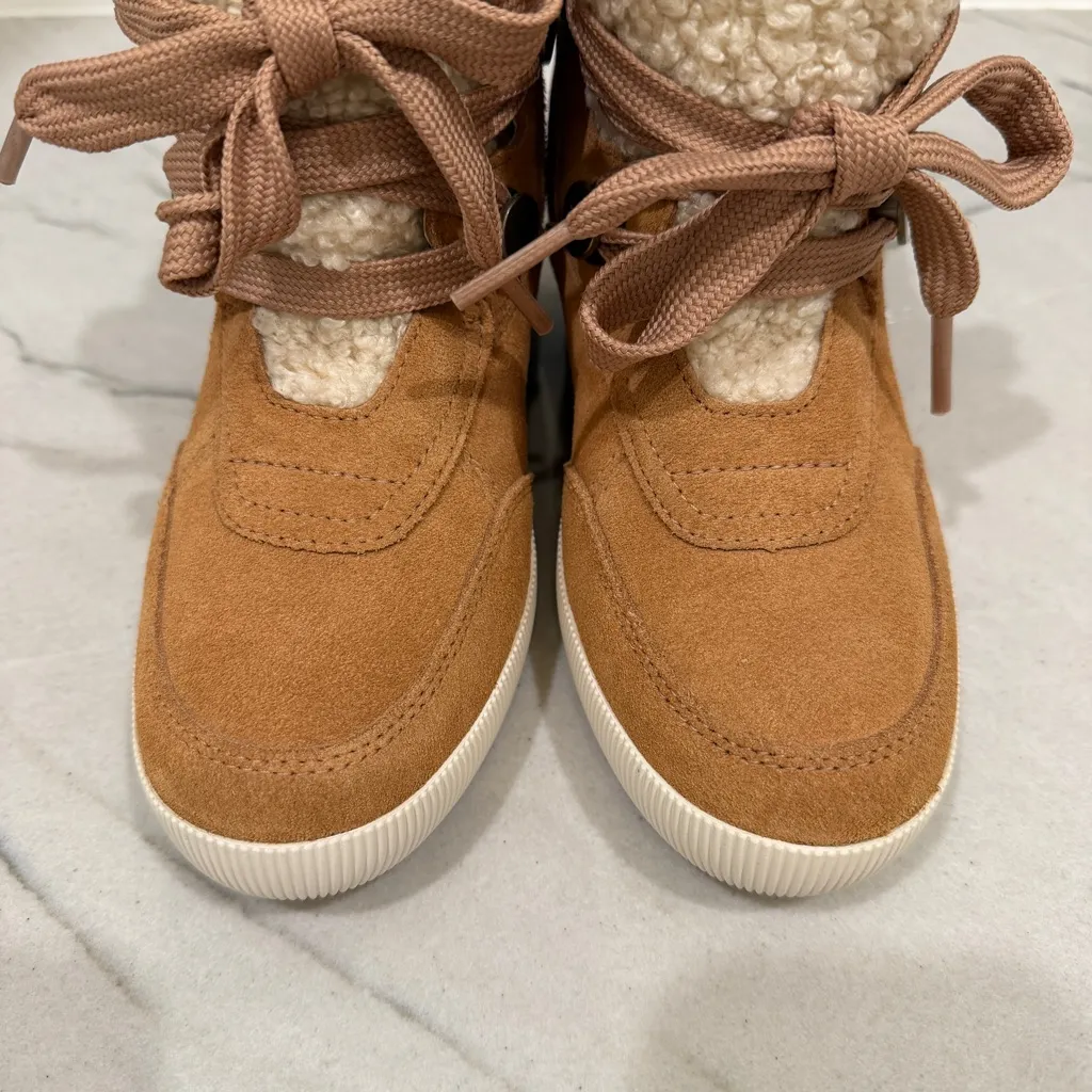 Sorel Women’s Tan Suede Ankle Boots NWT6.5 - Image 8