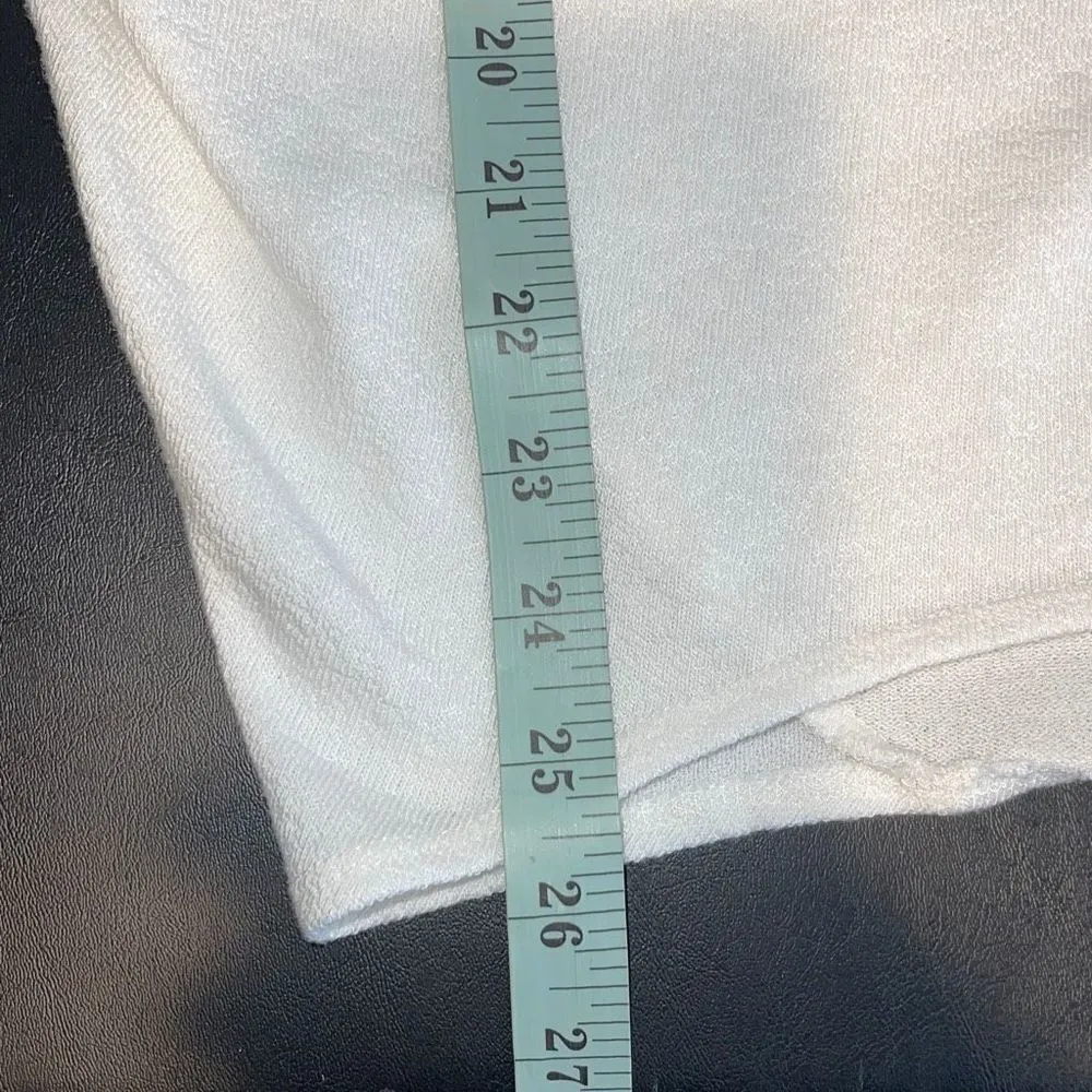 ALYA‎ Womens Dolman Knit Top Stretch Long Sleeve Boatneck White Size Small - Image 8