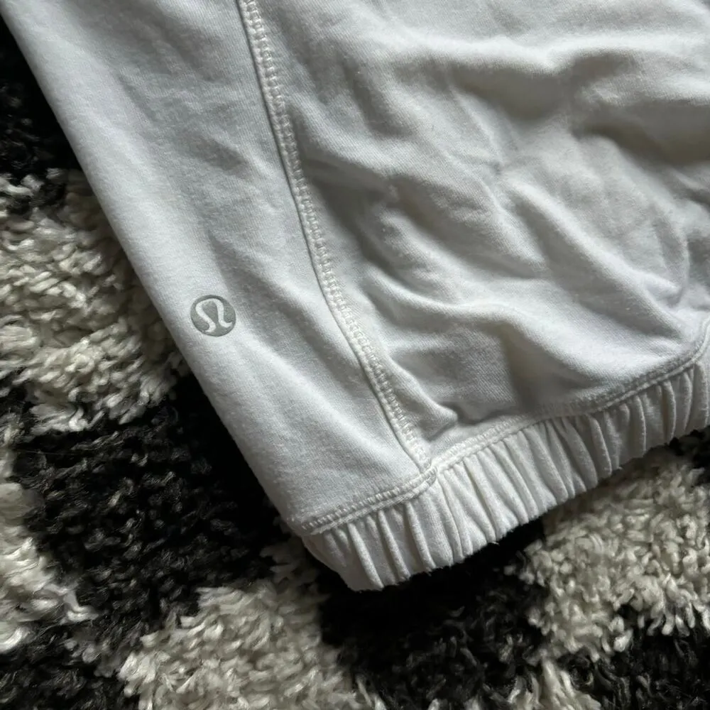 Lululemon Women's White and Grey Top - Image 4