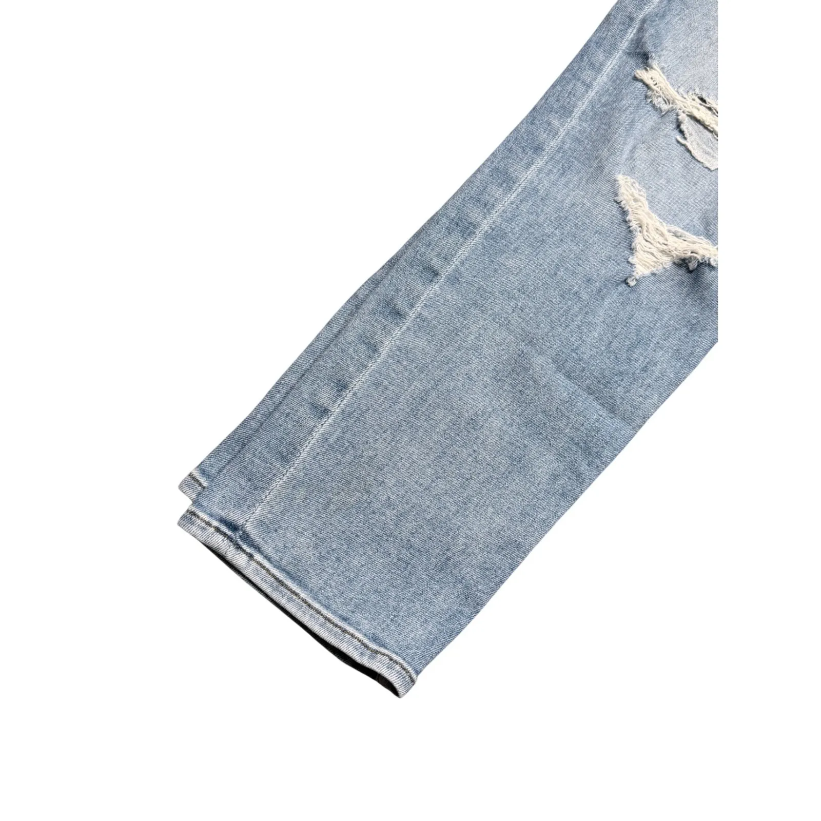 SEVEN for all mankind Distressed Light Wash Button Fly Jeans Womens Size 29 Blue - Image 14