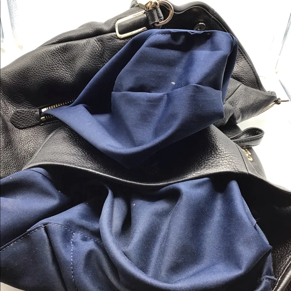 COACH black leather three compartment shoulder bag - Image 16