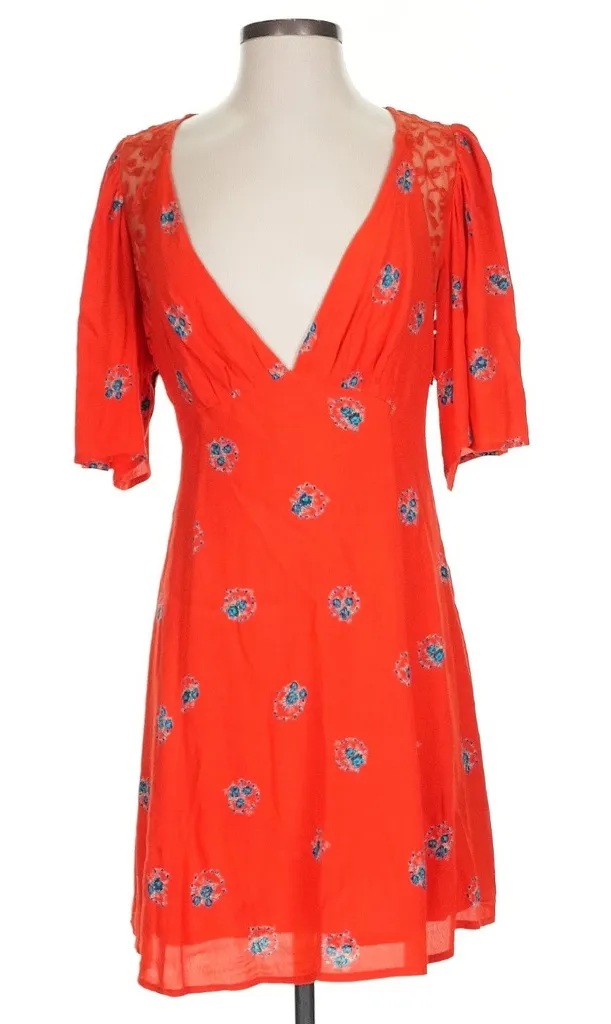 open lace back dress Free People Samantha Shirtdress main image 0