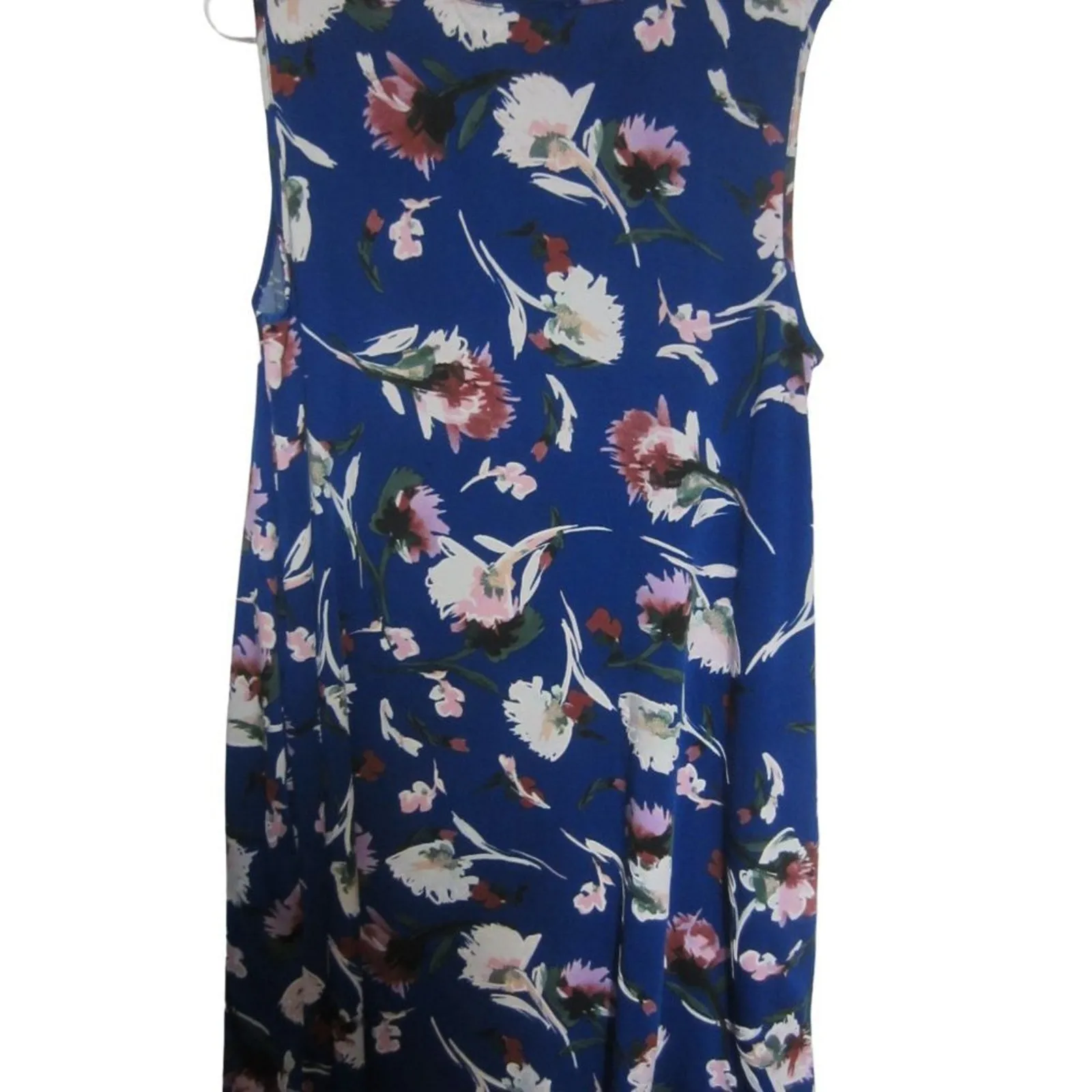 Floral Cottagecore Sleeveless Swing Dress Blue APT.9 XL - Image 9