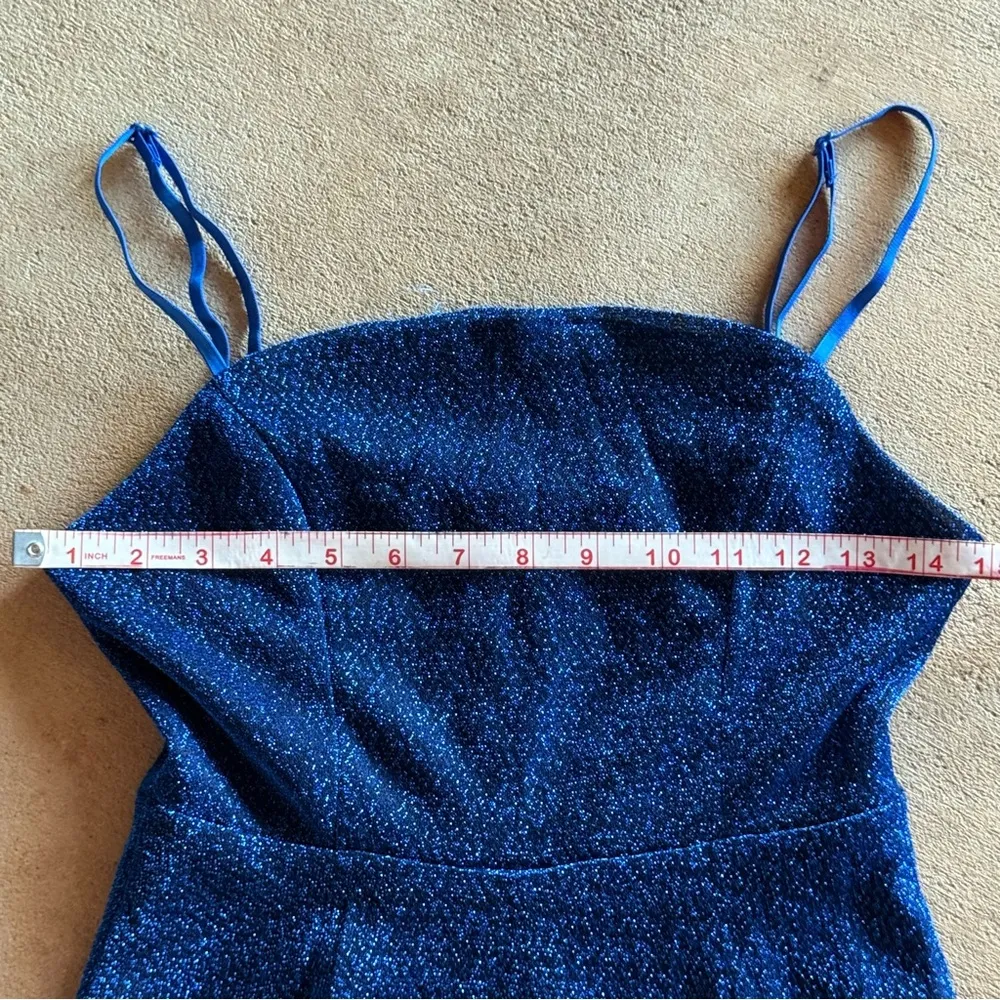 SHEIN Dark Blue Satin Dress - Image 10