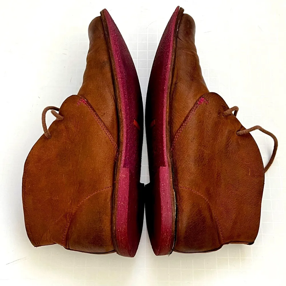 Cole Haan Nike Air Brown Leather Chukka Booties, size 8 - Image 10