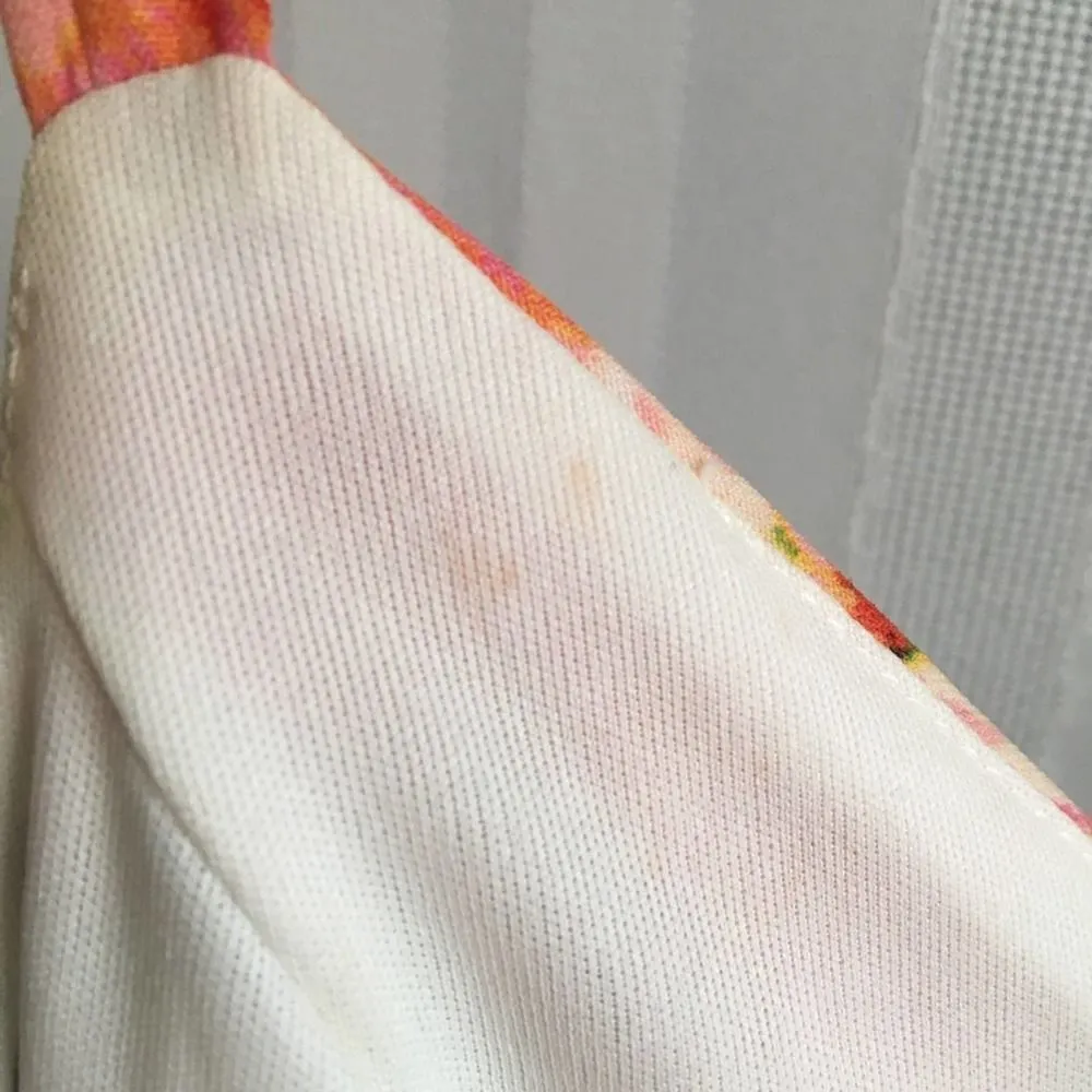 Charlotte Russe Sleeveless Spring Floral Mini Dress Small White Bridal Shower - Image 4