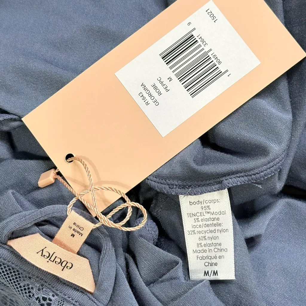 Eberjay EBERJEY Georgina Tencel Modal Robe,Peppercorn, Medium - Image 10