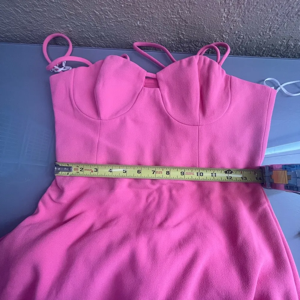 Roja midi dress in hot pink Size M - Image 7