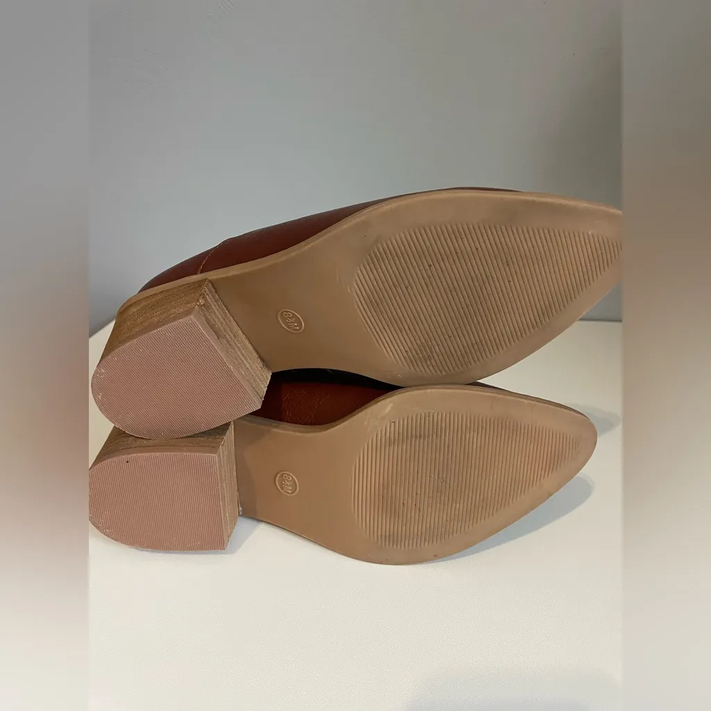 Cynthia Rowley Women's Brown Faux Leather Eddie D'Orsay Ankle Booties - Image 3