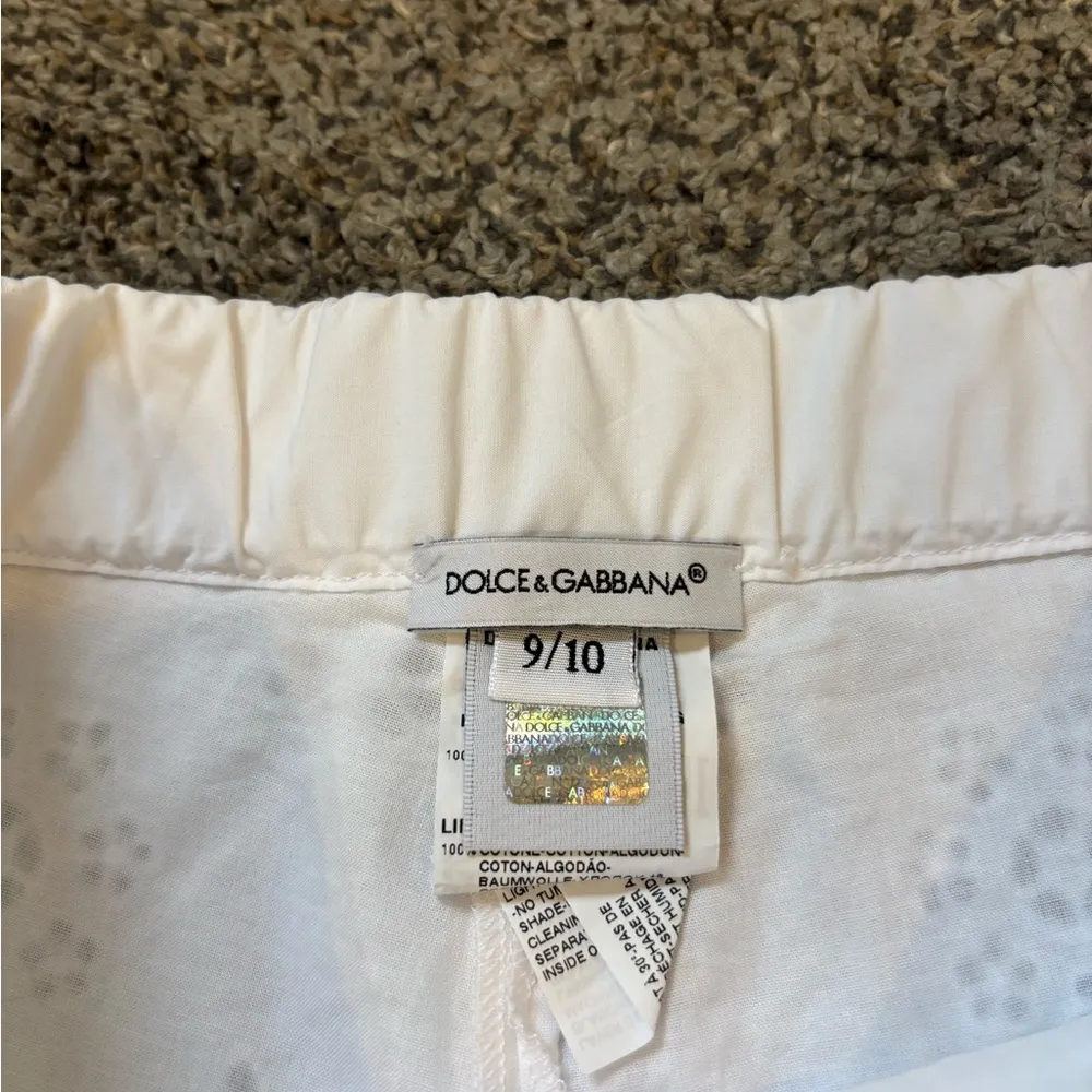 Dolce & Gabbana Eyelet Shorts - Image 3