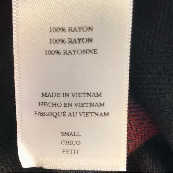 Rails‎ Hunter Scarlet Ash Black Button Down Plaid Shirt Size S - Image 10